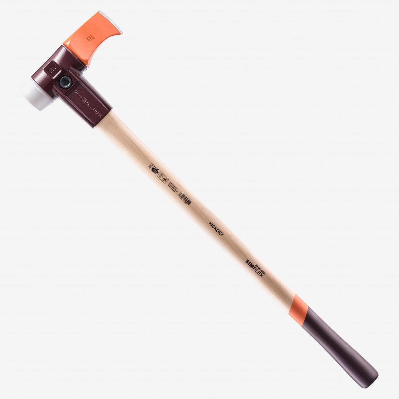 Halder Simplex Splitting Maul with Superplastic Hammer Face and Steel BladeCast Iron Housing, 2.