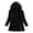 Black, variant on mgoYE Girls Swim Cover Up UPF 50 Sun Protection Hoodie Long Sleeve Rash Guard Full Zip Quick Dry Beach Swimsuit Coverup(Black,9-10 Years)