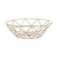 thumbnail image 2 of 1 Metal Fruit Basket Geometric Fruit Vegetable Wire Basket Metal Bowl Kitchen Storage Desktop Display, 2 of 2