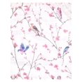 thumbnail image 5 of Sunny Fashion Girls Chiffon Dress Floral Bird Print Short Flutter Sleeve Casual Summer Dresses 6 Years, 5 of 6