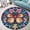 Butterfly2, variant on Circle Area Rug, Frog Animal Lover Gift Washable Non-Slip Floor Carpet, Soft Rug for Living Room Bedroom Decor 24 Inch