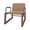 Corten, variant on Whythe PU Leather Low Accent Chair 1.0 in Corten