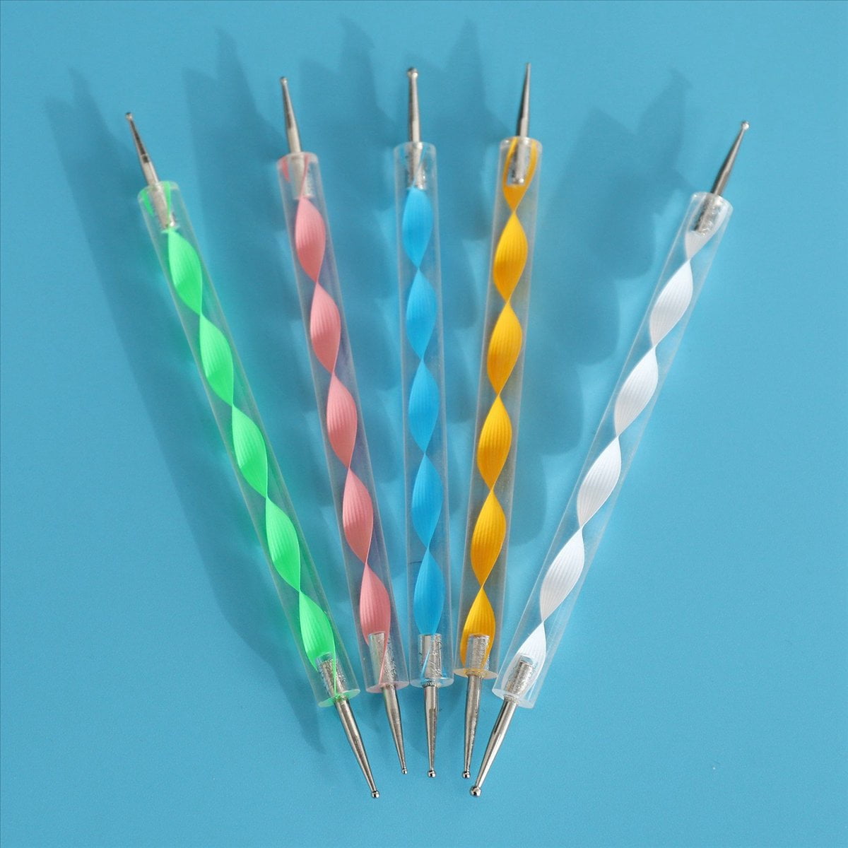 10X Mandala Dotting Tools Set for Painting Rocks, Rock Stone Painting Pen Polka Dot Tool Template Cosmetic Brush