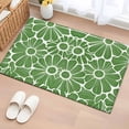 thumbnail image 3 of Spring Floral Area&nbsp;Rug 2x3ft Watercolor Rustic Green Vintage Flower Plant Non-Slip&nbsp;Washable Square&nbsp;Rugs Soft Felt Indoor Floor Mat for Bedroom Kitchen Living Room Bathroom, 3 of 9