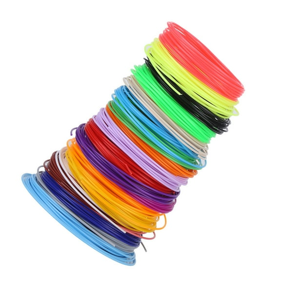 20 Colors 1.75mm PCL Filament Refills For 3D Printer Printing Pen Low Temperature