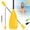 Yellow, variant on AbahubFit Paddle Oars for SUP and Kayak 2-IN-1, Adjustable Lightweight Paddle (4-Piece), Aluminum Shaft 68-84"(Black)