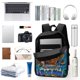 thumbnail image 3 of Hombre Perro-theme Backpack, Campus style schoolbag Bookbag with Adjustable Shoulder Straps And Large Zip Compartment, Unisex Travel Bags., 3 of 6