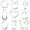 A, variant on Costeam Easter Cookie Cutter Set,Baking Tool for Holiday Cake and Cookie Making