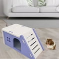 thumbnail image 3 of Hamster House Italic Design Breathable Living Villa Guinea-pig Hedgehog Hideout Hut Pet Supplies, 3 of 7