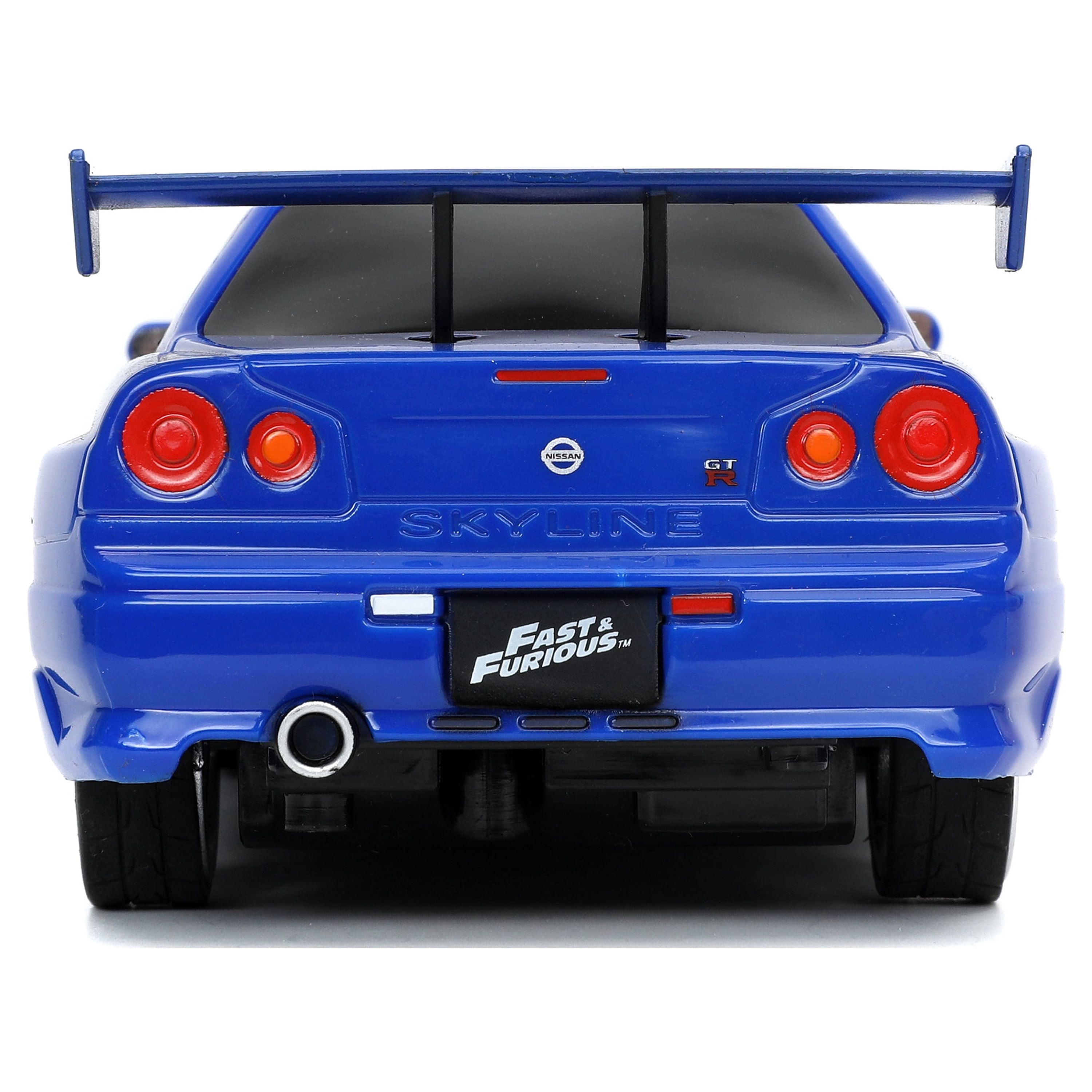 Fast & Furious 1:24 Brian's Nissan Skyline GT-R (BNR34) RC Radio Control Cars