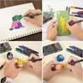 thumbnail image 7 of Acrylic Paint Pens for Rock Painting - Set of 12 Acrylic Markers - 0.7mm Tip with Extra Fine Point & Water-Based Ink - Ideal Paint Marker for Ceramic, Fabric, Porcelain, Wood, Canvas & DIY Mug Design, 7 of 7