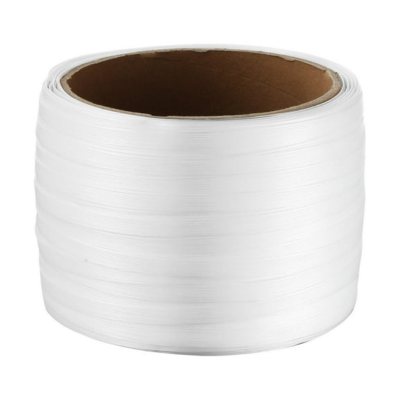 Packaging Strapping Roll 1/2" x 0.03" x 660', 882 lbs Woven Strapping Band for Heavy Duty Packaging, Securing Cargo, Shipping & Logistics