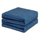 thumbnail image 1 of Super Suave Cálido Franela Sábana Felpa Lana Funda Nordica Cobertor Sábana para Cama Sofá Azul marino Completo (180x200cm) Unique Bargains Manta, 1 of 1