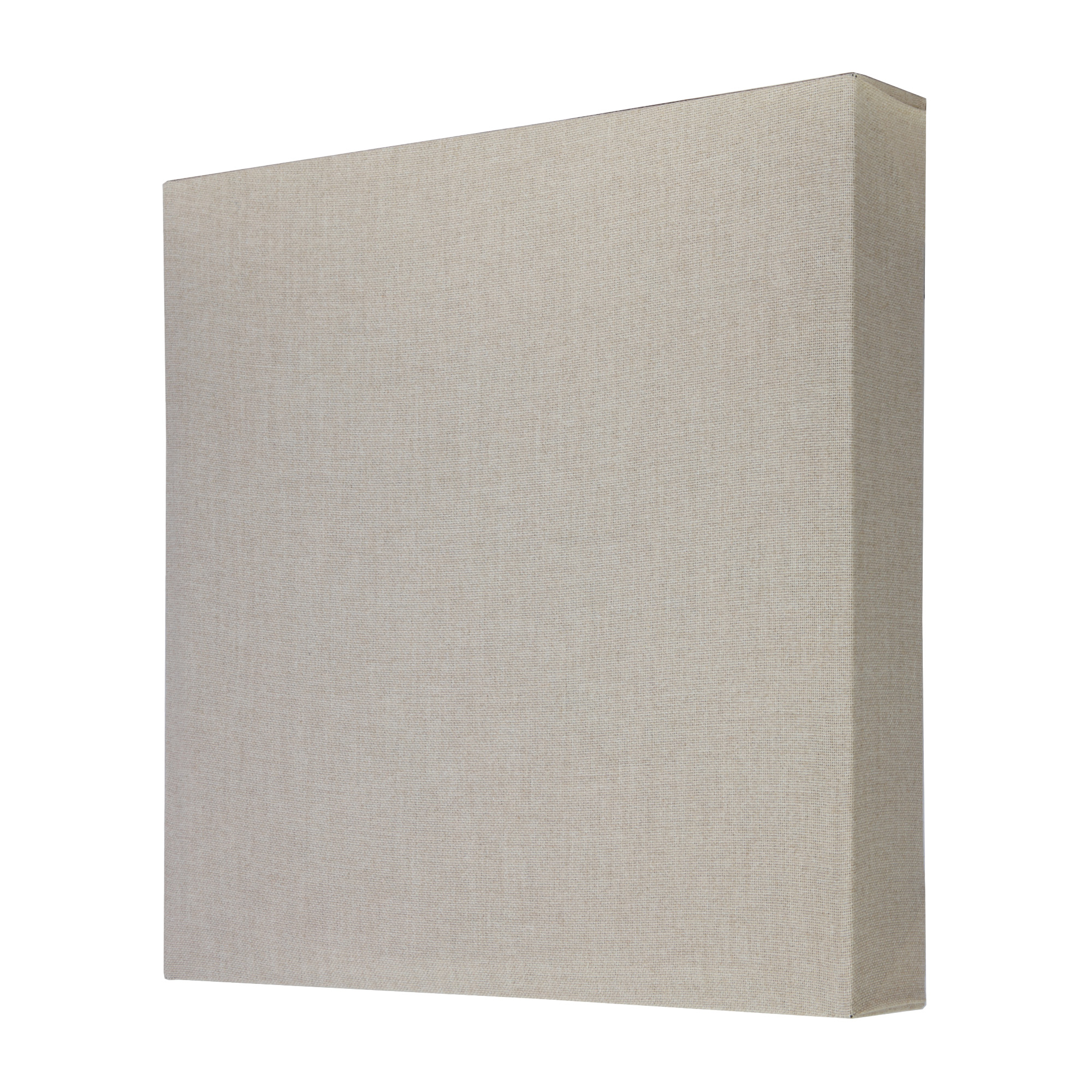 ATS Acoustics Tackable Acoustic Panel 24" x 24" x 4" Sound Absorbing Professional Studio Quality Tack Board Wall Panel (Cream)