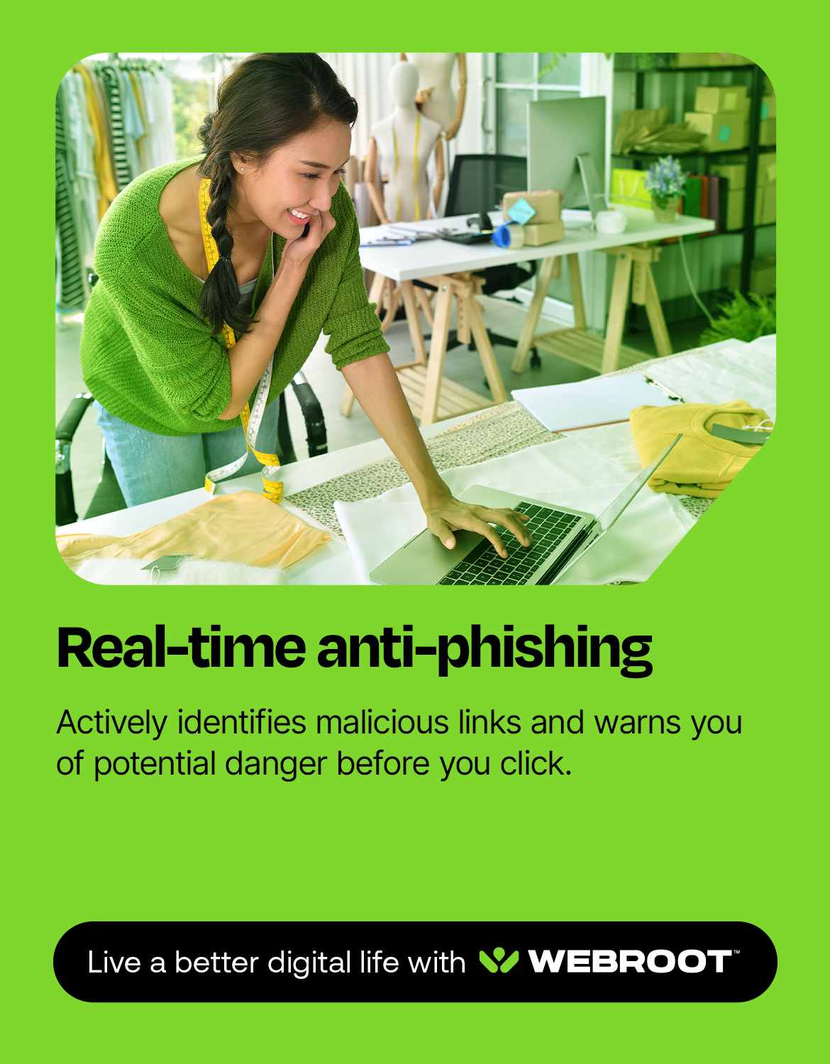 Webroot Antivirus Software for 3 Devices, 1 Year Subscription – Windows/MacOS [Digital Download]