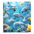 thumbnail image 5 of Dolphins in The Sea Dishwasher Magnet Cover for Washers Fridge Panel Decal 23"W x 26"H Inch, 5 of 6