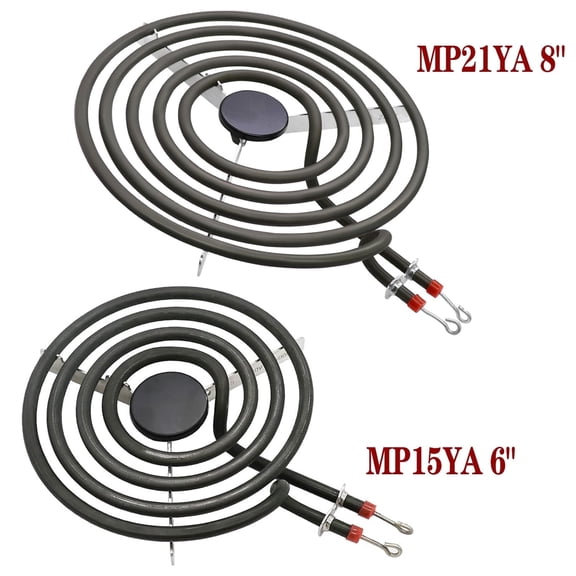 MP15YA 6" and MP21YA 8" Electric Range Burner Element Replacement for Whirlpool Maytag Ranges/Stove