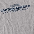 thumbnail image 3 of Captain America : Brave New World T-Shirt Logo Adulte Usé, 3 of 4