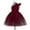 Wine, variant on Dresses for Girls Summer Birthday Dress Kids Girls Formal Dresses 6-7 Years