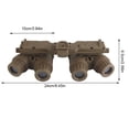 thumbnail image 2 of Gafas de visión nocturna GPNVG 18, dispositivo de visión nocturna de cuatro ojos, modelo Airsoft, caza, binoculares tácticos para cosplay, juegos tácticos, 2 of 9