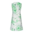 thumbnail image 5 of Qiopertar Robe d'Été Décontractée pour Femmes, Col en V Sans Manches, Longue Robe en Solde, Livraison Gratuite à Moins de 5$, jusqu'à 90 % de Réduction, 5 of 5