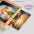 thumbnail image 4 of Merry Christmas Golden Retriever Santa Hat Xmas Tree Winter Holiday Acrylic Plaque with Wood Photo Frame Box Goldens Dog Lover Gifts Idea Light Box - 01013, 4 of 5