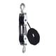 thumbnail image 5 of Polea de elevación de cuerda de polea de aparejo y bloque de acero Polea de elevación de alta resistencia 3 ruedas 15M negro, 5 of 8