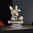 thumbnail image 4 of Tdxkok Easter Decoration Home Desktop Decoration Rabbits Home Desktop Decoration Happy Easter Decorations, 4 of 7