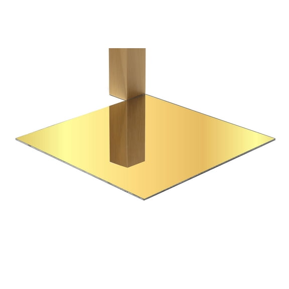 Falken Design Acrylic Mirror Gold 12 in. x 12 in. x 1/8 in.