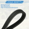 thumbnail image 4 of Correa de Transmisión Compatible para Viper B-TX LE L-TX R-TX DX LE SE 141 153 162 LE SE Powersports V-Belt, 4 of 7