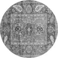 thumbnail image 1 of Ahgly Company Indoor Round Oriental Gray Traditional Area Rugs, 7' Round, 1 of 4