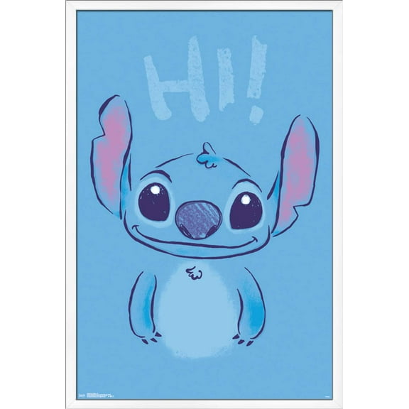 Disney Lilo and Stitch - Hi Wall Poster, 22.375" x 34", Framed