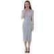 thumbnail image 1 of Vestido Midi Ajustado con Botones al Frente, Elegancia Casual y Estilo Moderno para Mujer, 1 of 5