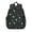 Alien and UFO, variant on Alien Head and UFO Deep Black Pattern Backpack for School, Cute School Bag with Adjustable Shoulder Straps and Padded Back, 15"x11.42"x5.5"
