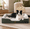 Dark Green, variant on U by Bedsure Orthopedic Dog Sofa Bed for Large Dogs - Egg Crate Foam Pet Couch, Bolster Sides, Waterproof Washable Cover, Non-Skid, Grey, 35"