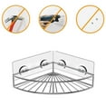 thumbnail image 3 of Corner Shower Caddy Stainless Steel Wall Bathroom Shelf Storage Organizer 2-Pack, Closet Organizers and Storage, 3 of 5