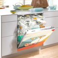 thumbnail image 2 of Yayeee Magnetic Dishwasher Cover for The Front Decoration Home Kitchen Machine Sticker Protector, Beige Glasses, 2 of 6