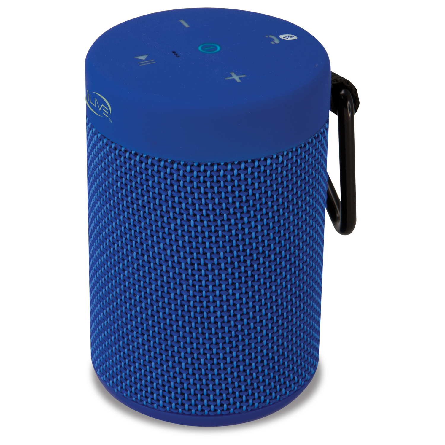 iLive Waterproof Fabric Wireless Bluetooth Speaker, Blue photo 3
