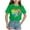 Green, variant on Akiihool Summer Tops for Teens Girls Short Sleeve T Shirts Kids Summer Tops Crewneck Basic Tees (Beige,1-2 Years)
