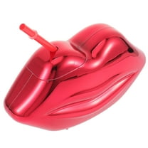 STOBOK Romantic Rosy Lip Tumbler PP Ps Material for Drinking Parties