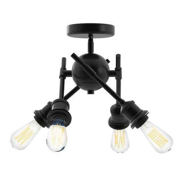 Golden Lighting 1945-SF BLK Lustre Hexel, Noir Mat