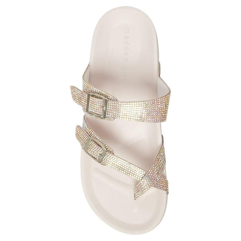 Madden girl footbed store sandals glitter