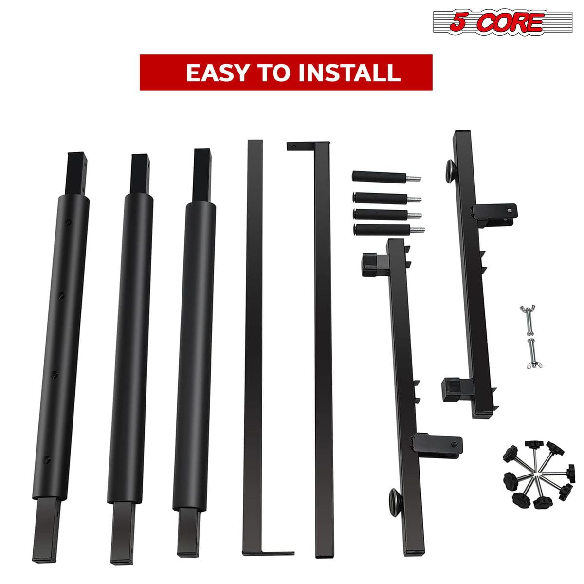 Guitar Rack 3 Slot Multi Guitar Stand Triple Display Floor Stand Safe Storage Foldable Portable for Electric Acoustic Flying V Guitars - GRack 3N1