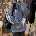 thumbnail image 3 of Otoño Hombres De Gran Tamaño Suelto Cuello Redondo Casual Hip-hop Sudadera Con Capucha Mujeres Y Oversize Manga Larga Amantes De Dibujos Animados Pistola De Agua Graffiti Chamarra Ropa De Abrigo Parej, 3 of 4