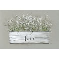 thumbnail image 2 of Robinson, Carol 14x11 White Modern Wood Framed Museum Art Print Titled - Bouquet of Grace Bucket Love, 2 of 4