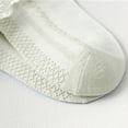 thumbnail image 2 of zbxnLI Toddler Girls Lace Socks Turn Cuff Ankle Socks Baby Girl Princess Dress Socks Cotton Crew Socks, 2 of 6