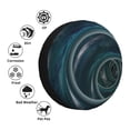 thumbnail image 5 of 14'' Mysterious Black Hole Abstract Pattern Tire Cover, Universal Spare Wheel Covers, Dust-Proof, Water-Proof, Sun-Proof and Corrosion-Proof, 5 of 9