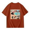 thumbnail image 4 of Girls T Shirts Graphic Casual Loose Fit Short Sleeve With Print Blend Kids Youth Tops Tees Blouses, 4 of 4
