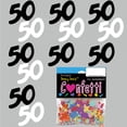 thumbnail image 3 of Confetti Number 50 Black, White - Pouch (1/2 oz) - CCP7504, 3 of 8