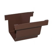 Genova Repla K 5 in. H x 5 in. W x 5 in. L Brown Vinyl K Gutter Connector